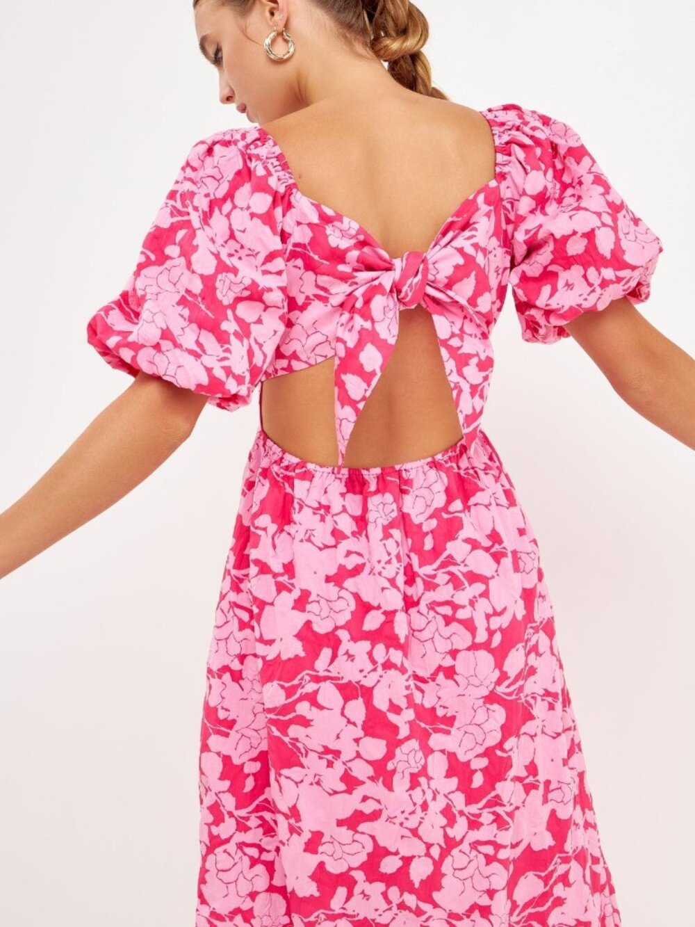 Like New- Free The Roses Floral Maxi Dress- Size Medium - Picture 4 of 6